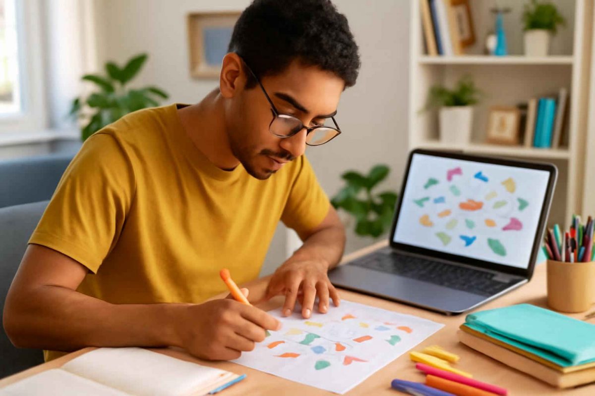 Como criar mapas mentais eficazes para concursos públicos: guia prático