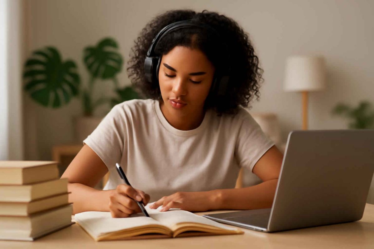 Como usar música para estudar para concursos: guia de playlist para máxima concentração