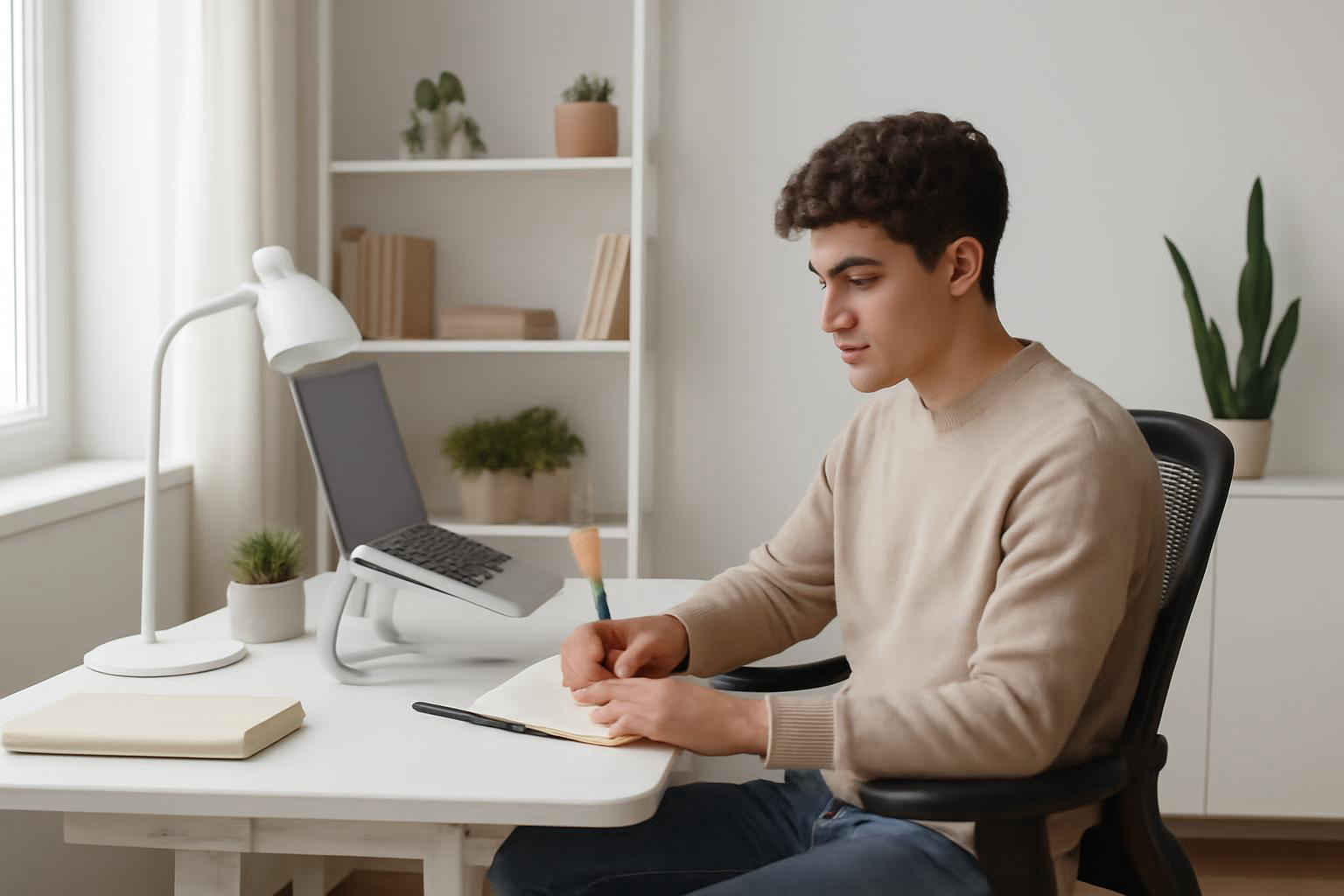 Como montar um espaço de estudo ergonômico para concurseiros: guia completo