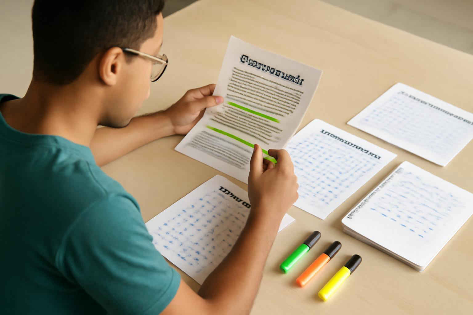 Como fazer leitura reversa do edital para priorizar matérias e provas anteriores em concursos
