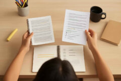 Como decidir se vale montar um caderno de revisão por artigos de lei ou estudar só por questões em concursos