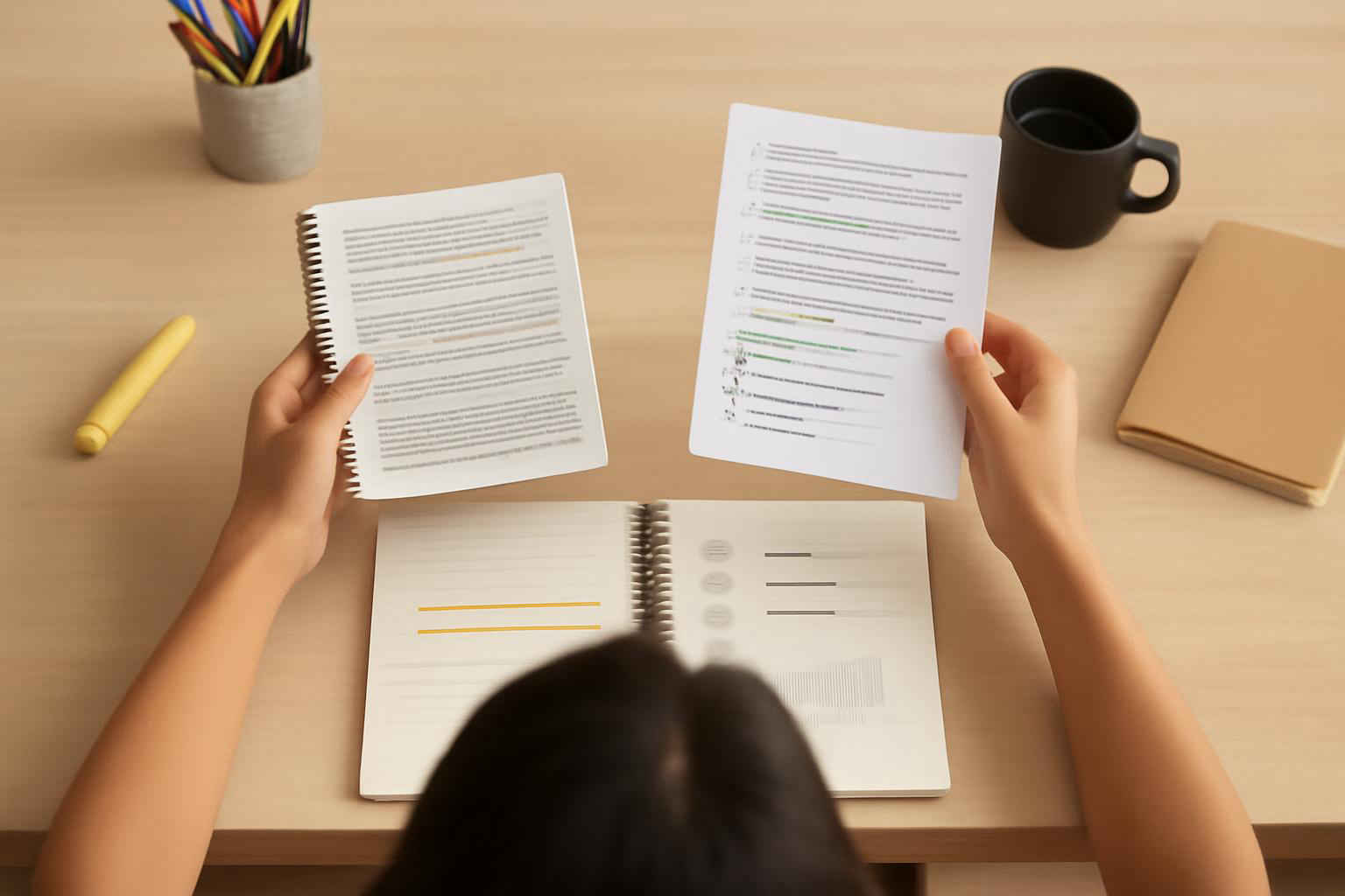 Como decidir se vale montar um caderno de revisão por artigos de lei ou estudar só por questões em concursos